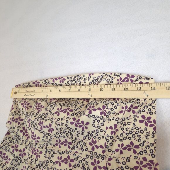 VTG Y2k Gap Strapless Tube Mini Dress Floral Stretch 6 Fairy Cottage - Picture 6 of 12